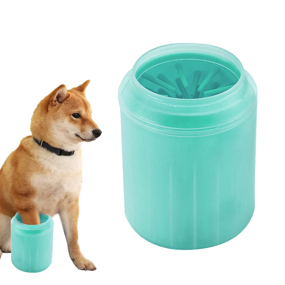 PawPal: Portable Dog Paw Cleaner with Soft Silicone Bristles