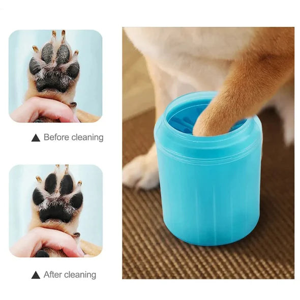 PawPal: Portable Dog Paw Cleaner with Soft Silicone Bristles