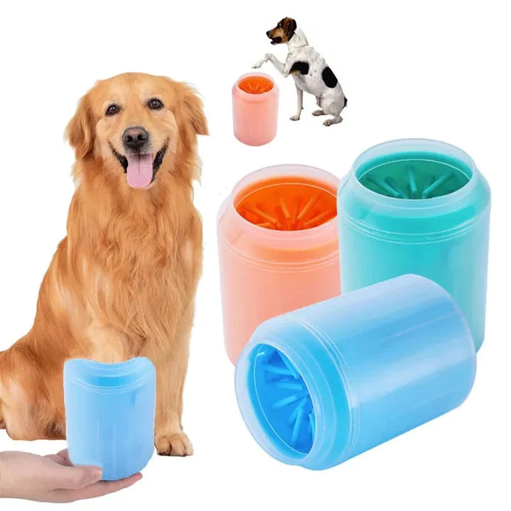 PawPal: Portable Dog Paw Cleaner with Soft Silicone Bristles