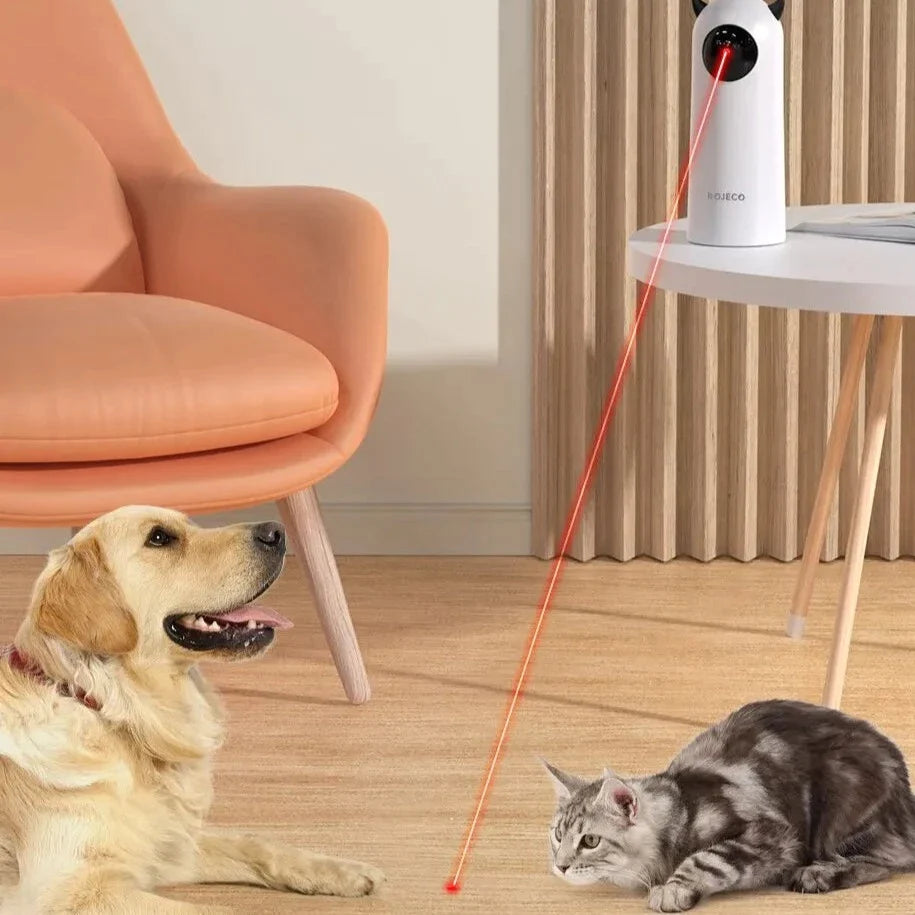 SmartLaserPlay - Interactive Pet LED Laser Toy