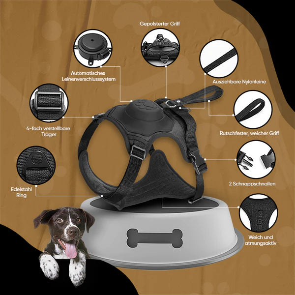 Freedom Jog: All-in-One Dog Harness and Retractable Leash